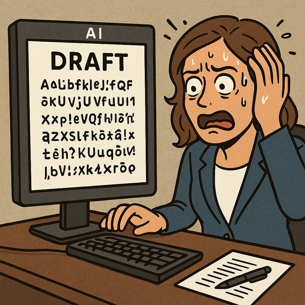 a playful take on an AI‑drafting disaster brought to life